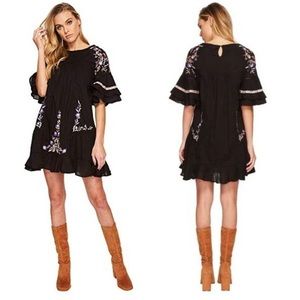 FREE PEOPLE | Pavlo Embroidered Mini Dress